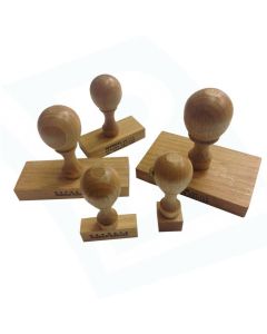 Wooden stamp 45x55 mm